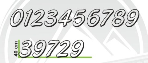 SHV-Nummer-Schriftart-9
